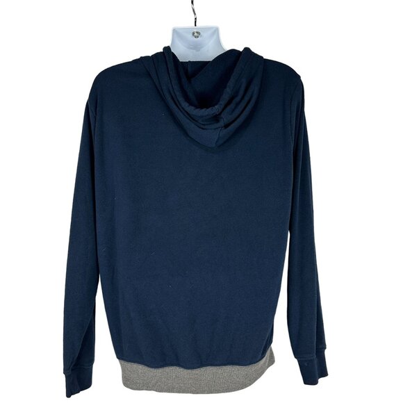 Levi's Men's Large Hooded Sweatshirt Dress Blues/Steel Grey - Picture 2 of 5